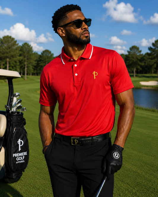 Fire Red Polo